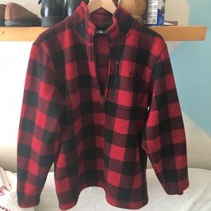 the north face men's novelty gordon lyons quarter zip pullover